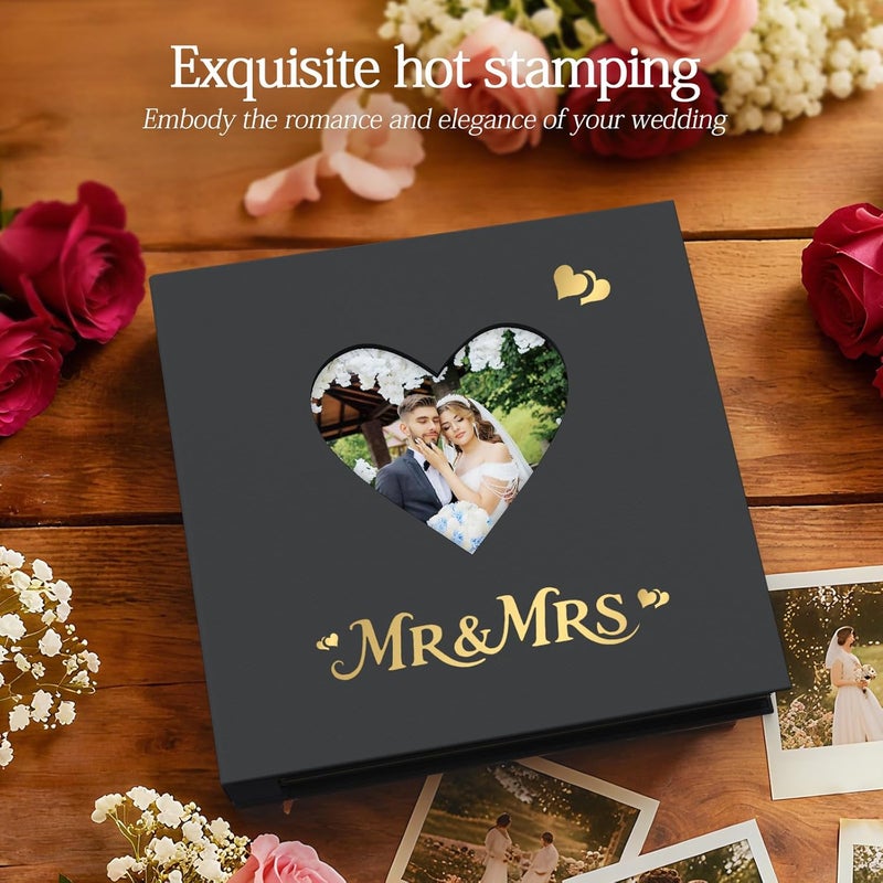 barsone Linen Wedding Photo Album 4x6 with 400 Pockets(Large Capacity Customizable Memory Book, Custom Engraved Cover, Bridal Photo Album for Engagement, Gifts & Memory Keepsake) - Image 5